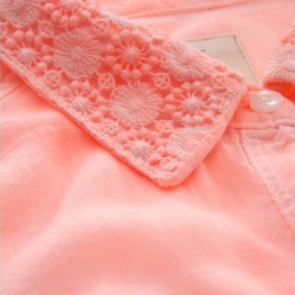 NWT Hollister Laguna Niguel Peach Long Sleeve Shirt Large